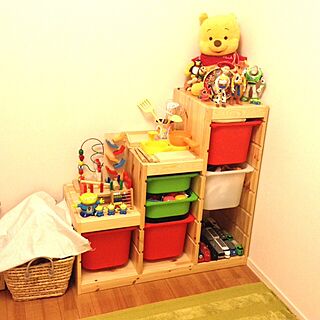 部屋全体/木のおもちゃ/Toy Story/IKEA/子供部屋　のインテリア実例 - 2014-01-30 20:39:14