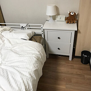 ベッド周り/IKEA/ホワイトインテリア/初投稿のインテリア実例 - 2018-01-10 20:38:22