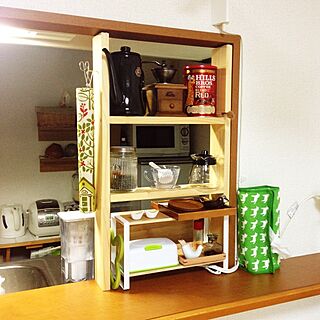 キッチン/DIY小物棚/キッチンカウンター　のインテリア実例 - 2014-09-04 07:20:47