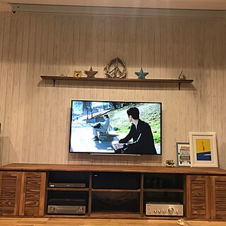 リビング/壁掛けTVのインテリア実例 - 2017-06-08 06:59:10