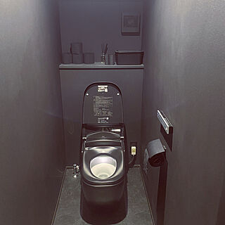 黒いトイレットペーパー/1階トイレ/黒いトイレ/サティスG/LIXILトイレ...などのインテリア実例 - 2023-04-15 13:49:40