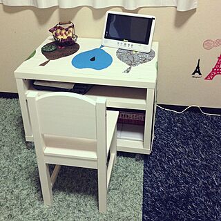 机/息子の勉強机/IKEAのインテリア実例 - 2013-05-08 19:37:55