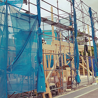 晴れてます♬/梅雨入り/吹き抜けのある家/注文住宅 工務店/夏に完成予定...などのインテリア実例 - 2021-05-30 00:05:18