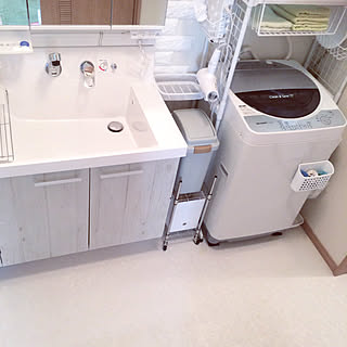 バス/トイレ/ジョイントラッ/洗面所/ゴミ箱/洗濯機...などのインテリア実例 - 2018-05-29 20:23:16