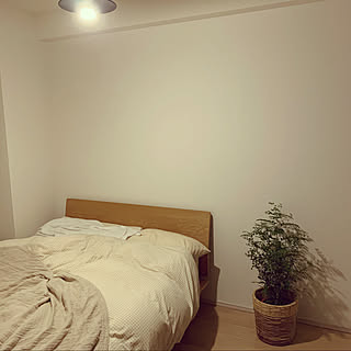 観葉植物/無印良品/IKEA/ベッド周りのインテリア実例 - 2020-09-28 00:09:01