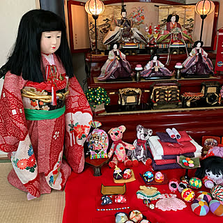 ハンドメイド 市松人形 雛祭り たまらなかっ