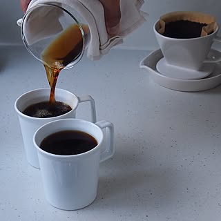 キッチン/コーヒータイム/シンプルライフ/白が好き。/食器...などのインテリア実例 - 2015-11-17 13:09:29