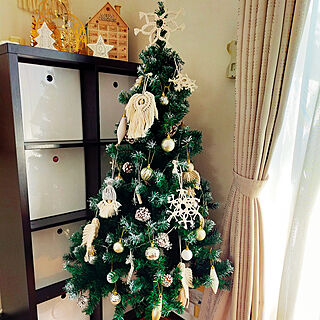 部屋全体/クリスマス/クリスマスツリー150cm/ハンドメイド/手作り...などのインテリア実例 - 2021-12-04 13:29:25