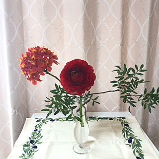 植物のある生活/花瓶の花/花瓶/棚のインテリア実例 - 2021-03-27 17:36:30