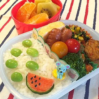 キッチン/キャラ弁♡/本日の次女の幼稚園弁当/お弁当/幼稚園...などのインテリア実例 - 2015-06-18 10:48:55