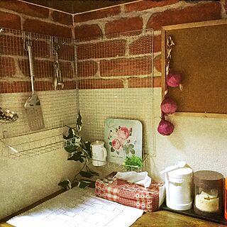 キッチン/DIY/ダイソー/カフェ風のインテリア実例 - 2016-08-24 22:07:03