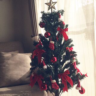 リビング/セリア/ニトリのクリスマスツリー♡のインテリア実例 - 2014-11-16 14:36:09