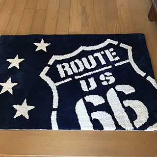 玄関/入り口/玄関マット/ホームワイド/いいね♡押し逃げすみません/ROUTE66...などのインテリア実例 - 2018-03-11 14:02:06