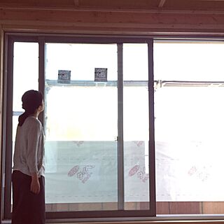 ベランダ側の窓/寝室の窓/新築建築中/二階のインテリア実例 - 2016-07-07 19:00:06
