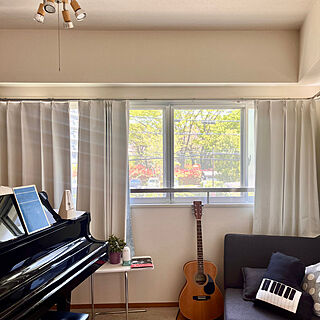 ピアノ/ピアノがある部屋/窓からの眺め/IKEA/団地...などのインテリア実例 - 2024-04-14 13:46:22