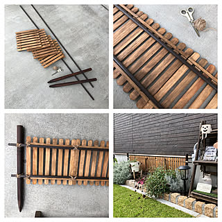 ダイソー 防草シートの商品を使ったおしゃれなインテリア実例 Roomclip ルームクリップ