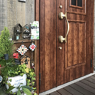 グリーンのある暮らし/観葉植物のある暮らし/LIXILのドア/LIXIL/タイル飾り...などのインテリア実例 - 2019-04-29 17:38:27