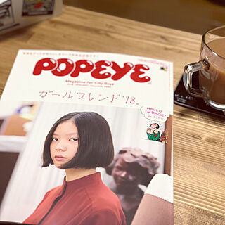 机/Popeye magazine/ポパイ/８畳/ナチュラル...などのインテリア実例 - 2017-12-18 16:54:42