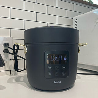 電気圧力鍋/電気圧力鍋 Re・De Pot/トープグレー床/キッチンのインテリア実例 - 2022-08-26 15:30:01