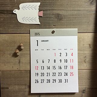 カレンダー2015/きのこ/マグネット/足場板のインテリア実例 - 2014-10-07 20:20:28