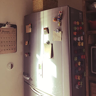 キッチン/カレンダー/冷蔵庫のマグネット/ル・クルーゼマグネット/冷蔵庫のインテリア実例 - 2018-08-31 16:27:58