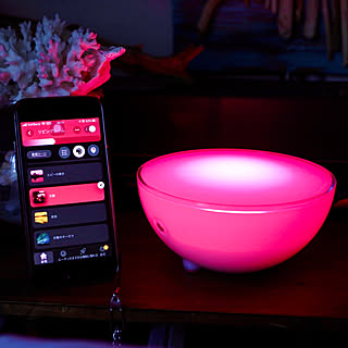 スマホで操作/ピンク/Hue Bluetooth/Hue Go/Philips Hue...などのインテリア実例 - 2020-08-20 18:05:32