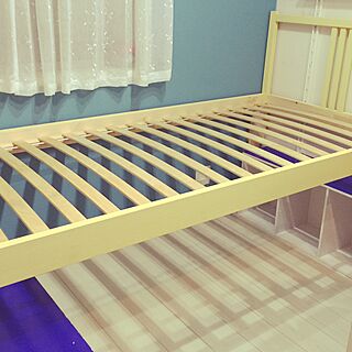 ベッド周り/組み立て家具/組み立て楽ちん♡/IKEA組み立て/IKEA...などのインテリア実例 - 2016-07-27 21:59:18