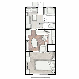 間取り/間取り図/一人暮らし/古いアパート/賃貸...などのインテリア実例 - 2020-09-21 00:56:51