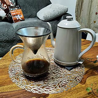 リビング/BRUNO/電気ケトル/KINTO コーヒーカラフェ/おうちカフェのインテリア実例 - 2022-02-26 17:37:22