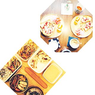 キッチン/木のお弁当箱♫/朝食/植物/3COINS...などのインテリア実例 - 2014-11-18 08:49:02