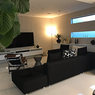 リビング タイル床のインテリア実例 Roomclip ルームクリップ