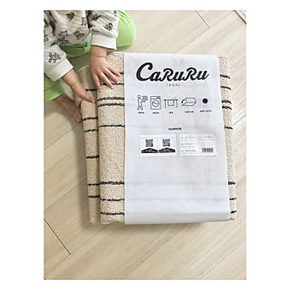 caruru/カルル/ラグ/カーペット/カーペット変えました...などのインテリア実例 - 2021-04-09 13:09:56