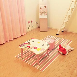 部屋全体/まいめろ/ピンク色のモノ/IKEA/キティ...などのインテリア実例 - 2013-08-20 22:29:51