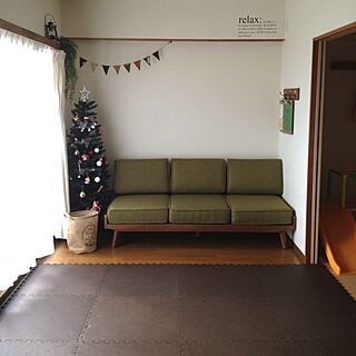部屋全体/ソファ/unico/ALBERO/クリスマスツリー...などのインテリア実例 - 2013-12-15 14:11:30