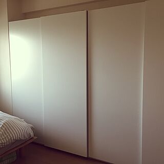 ベッド周り/壁一面収納/PAX/IKEA/無印良品のインテリア実例 - 2017-05-22 17:37:24