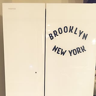 キッチン/New York/Brooklyn/切り文字/デコ冷蔵庫...などのインテリア実例 - 2015-06-16 00:17:55