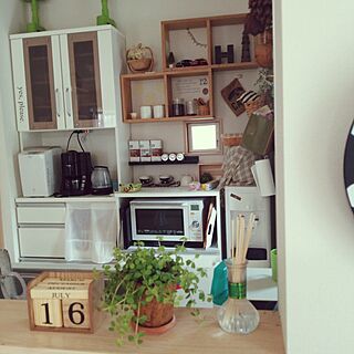 キッチン/庶民的な家/観葉植物/セリアいっぱい/IKEAのインテリア実例 - 2015-07-16 13:08:54