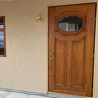 わが家のドア/真鍮/セルフペイントの壁/小屋のある庭/小屋...などのインテリア実例 - 2022-01-21 19:25:45
