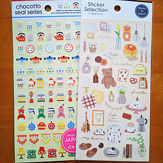 机/chocotto seal series/Sticker Selection/シールセレクション/chocottoシール...などのインテリア実例 - 2022-04-22 09:27:09