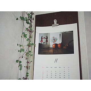 カレンダーボード/カレンダー/暮らしを楽しむ/壁/天井/植物のある暮らし...などのインテリア実例 - 2021-10-01 15:14:11