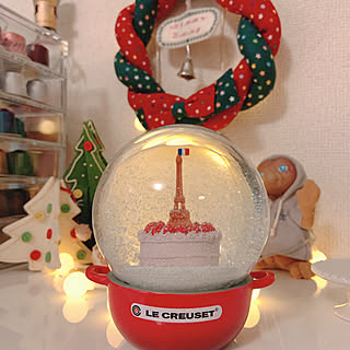 E.T./Lecreuset*/スノードーム⭐️/リース ハンドメイド/クリスマスディスプレイ...などのインテリア実例 - 2020-11-02 23:14:18