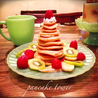 机/アンティーク/ファイヤーキング/Fire-King/pancaketower...などのインテリア実例 - 2015-02-01 17:44:16