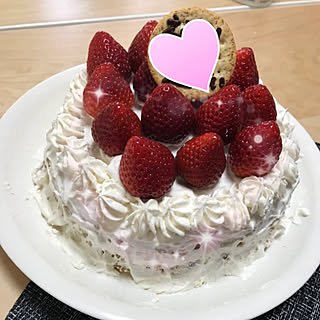 キッチン/卵なしスポンジケーキ/手作りケーキ♡/元旦2018/元旦生まれ...などのインテリア実例 - 2018-01-06 21:07:44