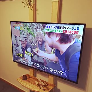 部屋全体/テレビ台/テレビ台DIY/DIY/ハンドメイドのインテリア実例 - 2017-02-05 20:24:04