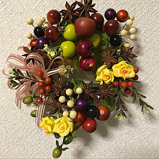 花/ハンドメイド/過去作品/秋っぽい/いつも自己流...などのインテリア実例 - 2021-09-18 16:57:15