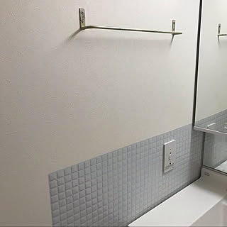 タイルシール　DIY/水はね防止/タイルシール/バス/トイレのインテリア実例 - 2021-07-29 17:01:27