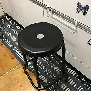 キッチン/ニトリキッチンマット/IKEAの椅子のインテリア実例 - 2017-11-16 23:57:15