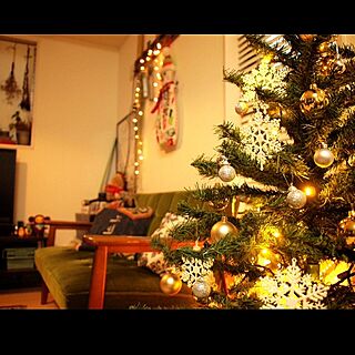 リビング/カリモク60/クリスマスツリー/クリスマス/キリムクッション...などのインテリア実例 - 2014-12-13 20:09:36