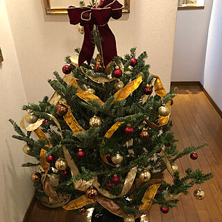 玄関/入り口/クリスマスツリー/クリスマス/IKEAのインテリア実例 - 2023-11-23 21:56:15