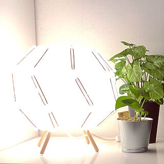 わが家の明かり/観葉植物/IKEA/照明/リビングのインテリア実例 - 2022-11-19 14:37:51